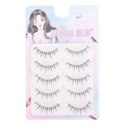 Transparent Fox False Eyelashes Small Flame Book Flat