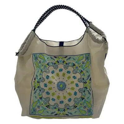 Women's Canvas Embroidered Tote Bag with Mandala Design