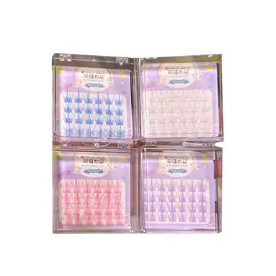 False Eyelashes Hot Red 3D Fashion