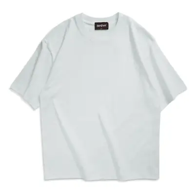 Brown Drop Shoulder 260g T-Shirt Large