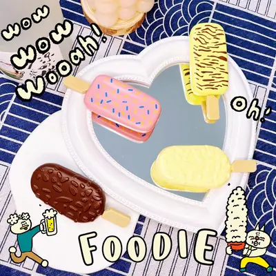 Funny Ice Cream Popsicle Hairpin Clip for Girls