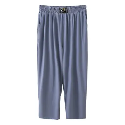 Men Ice Silk K-Style Pants 100kg Plus Size
