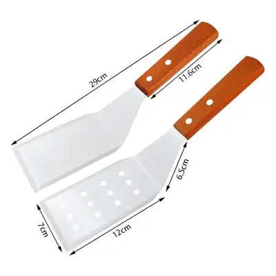 Stainless Steel Tiramisu Shovel with Wooden Handle