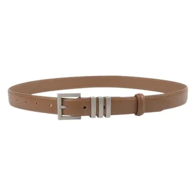 Women's Classic Leather Belt with Jeans Casual Outfit