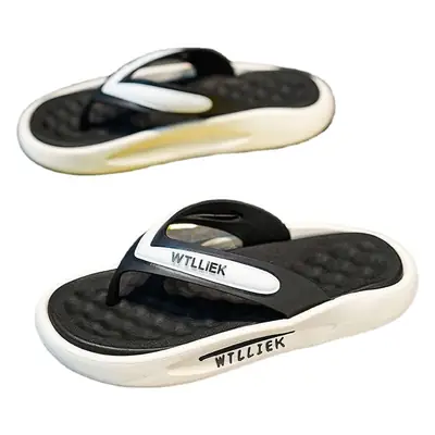 Step on excrement flip-flops men's fashion summer wear high-end soft bottom non-slip outdoor beach flip-flops wholesale