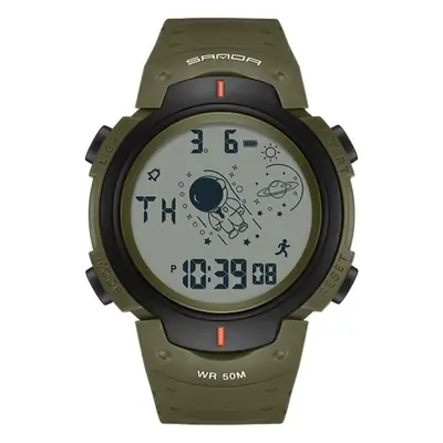 Sanda Men's Digital Watch Outdoor Waterproof Multifunctional
