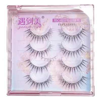 False Eyelashes Flying U-Shaped Transparent Stem False Lashes