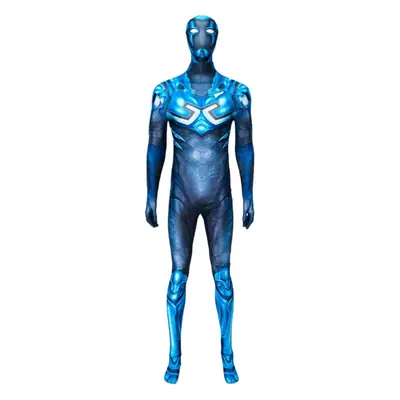 Marvel DC New Blue Beetle Tight Blue Suit Cosplay