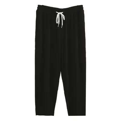Summer Korean 200lbs Fat MM Casual Pants Large Women