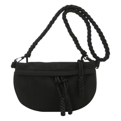Women's Cream Rope Chest Bag with Tassel Drawstring