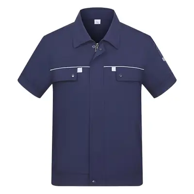 Men & Women Blue Auto Repair Work Suit Set
