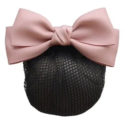 Black Bow Hairpin for Women Professional Hairnet