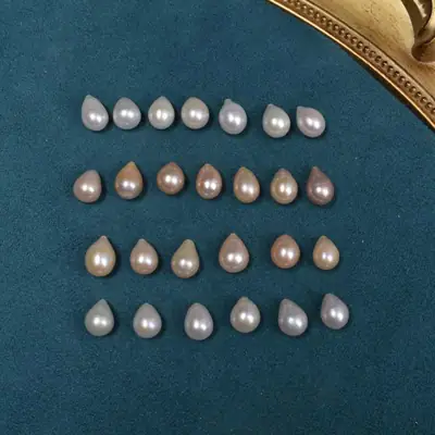 Natural Freshwater Pearl Rice Beads 8-9mm Baroque