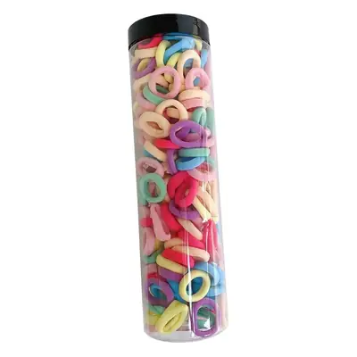Super Magic Hair Bands for Girls, Pink, 100 Pcs, Lightweight & Non-Hurtful