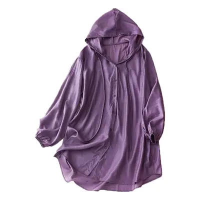 Women Hooded Long Sleeve Sun Protection Shirt 2026