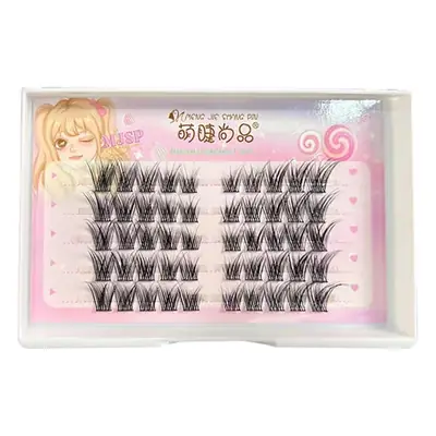 Natural False Eyelashes Fox Series Oblique Flying