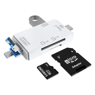 USB3.0 Card Reader Type-C for Android Mobile Phone Computer Otg2.0Sd/Tf/Us Memory Card Six-In-One