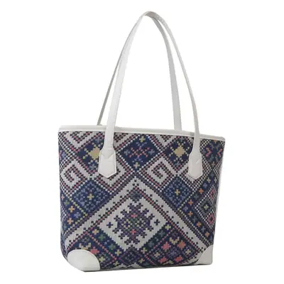 Ethnic Patterned Underarm Tote Bag Women 2025