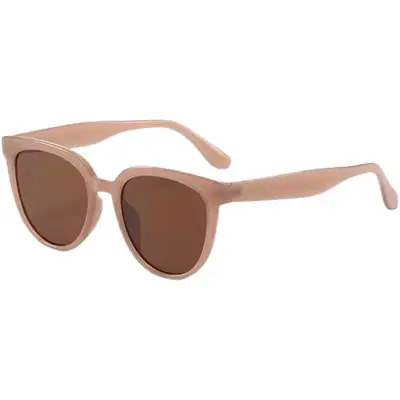2023 New Liu Yifei Sunglasses Women's Plastic Teeth Retro Milk Tea Korean Version