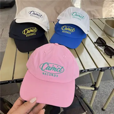 Women's White Camel Records Cap with Sunglasses