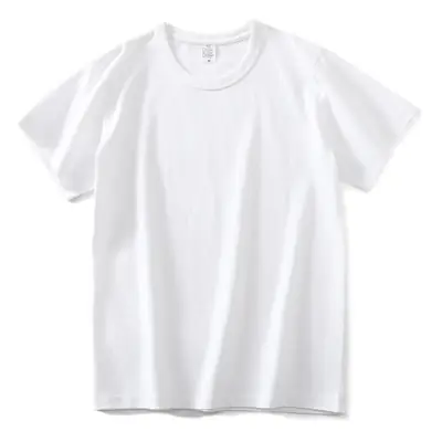 Heavy T-Shirt 250g Carbon Sanding Casual Loose Solid Color