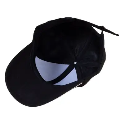 Black Korean Style Women's Rhinestone Cap