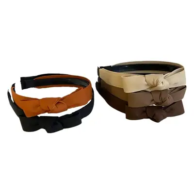 Korean Style Hair Hoop Bow Pressure Hair with Tooth Non-slip Hoop