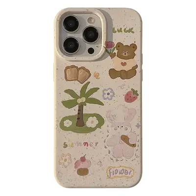Coconut Bear 17Promax Phone Case 13 Suitable for 16 Apple iPhone Biodegradable 12 Full Coverage Xr Wholesale 15