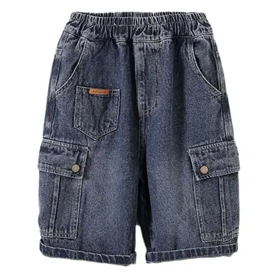 Children Denim Cargo Shorts 2026 Summer