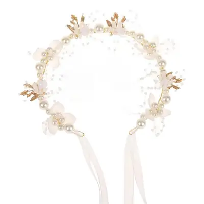Princess Flower Headdress for Girls Birthday Performance