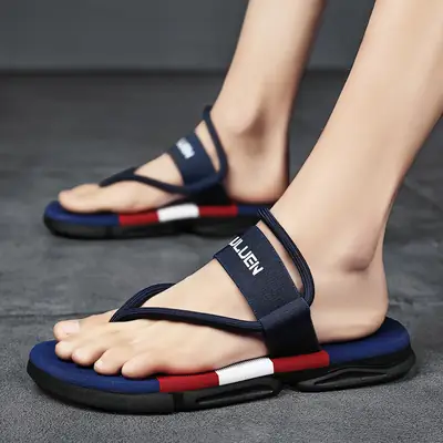 Sandals men's 2023 Summer flip-flops men's beach flip-flops outdoor fashion sandals fashionable shoes