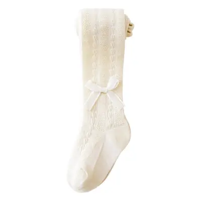 Girls Mesh Mosquito Proof Socks Pink Bow