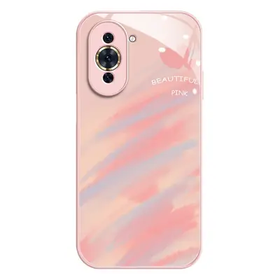 Pink Rose Gradient Glass Phone Case for Huawei nova11