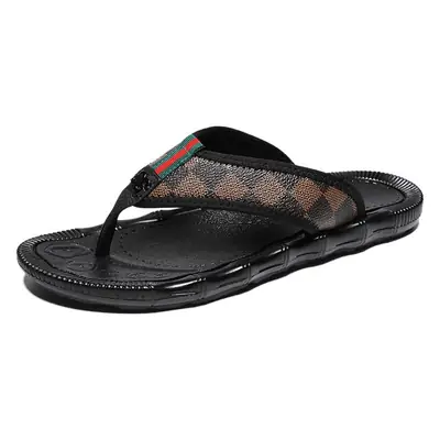 Men's Slippers Summer Outer Wear Flip-Flops Men's Heelless Non-Slip Fashion Trend Sandals Beach Sandals Men's Style