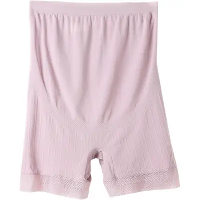 Maternity Safety Pants with Anti-Exposure Lace Bottoming