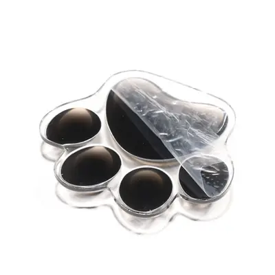 Cat Paw Crystal Wrist Rest Mouse Pad Silicone Cooling Hand Pillow