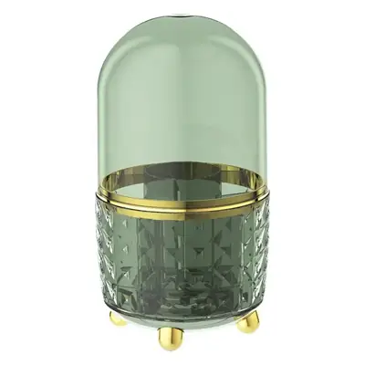 Dark Green Gold Rotating Storage Rack 122mm