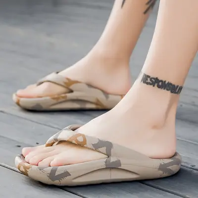 Double Size Summer Large Size Flip Flops Platform Outdoor Beach Men's Shoes Couple's Lightweight Breathable EVA Sandals and Slippers for Women