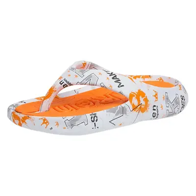 Summer Large Size Thick Sole Flip-flops Men's Flip-flops Trendy Distinctive Non-slip Beach Shoes