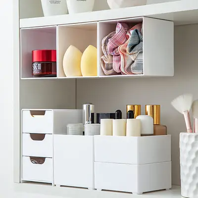 Mirror Cabinet Storage Box Wall Mount Bathroom Cosmetic Storage