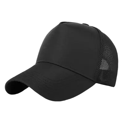 Men's Black Mesh Sun Hat Truck Driver Waterproof Cap