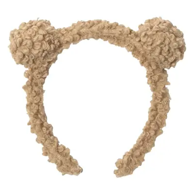 Cute Bear Ear Hair Hoop for Women Plush Headband