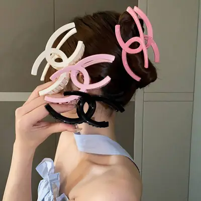 Black Shark Clip Back Hair Accessory for Men