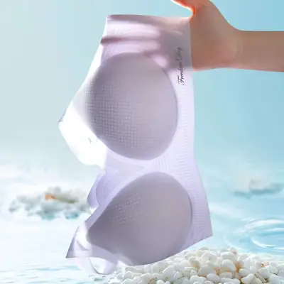 Women's White Jelly Strips Soft Supportive Vest