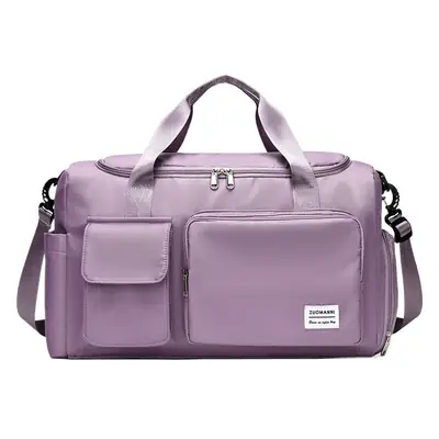 Maroon Multi-Functional Gym Travel Bag with Shoe Compartment
