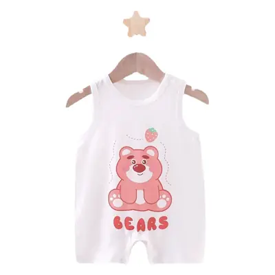 Baby Cotton Jumpsuit Cream Newborn Climbing Suit