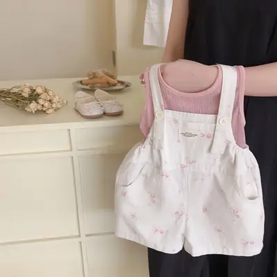 Girls Floral Shorts & Vest Summer Outfit 2025