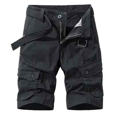 Men's Green Cargo Shorts Multi-Pocket Cross Border Tactical Pants