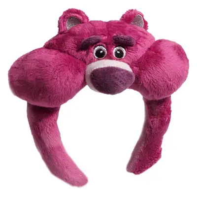Pink Cartoon Bear Headband for Girls Plush Hair Clip