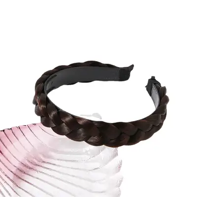 Women's Fishbone Hair Band with Toothed Design